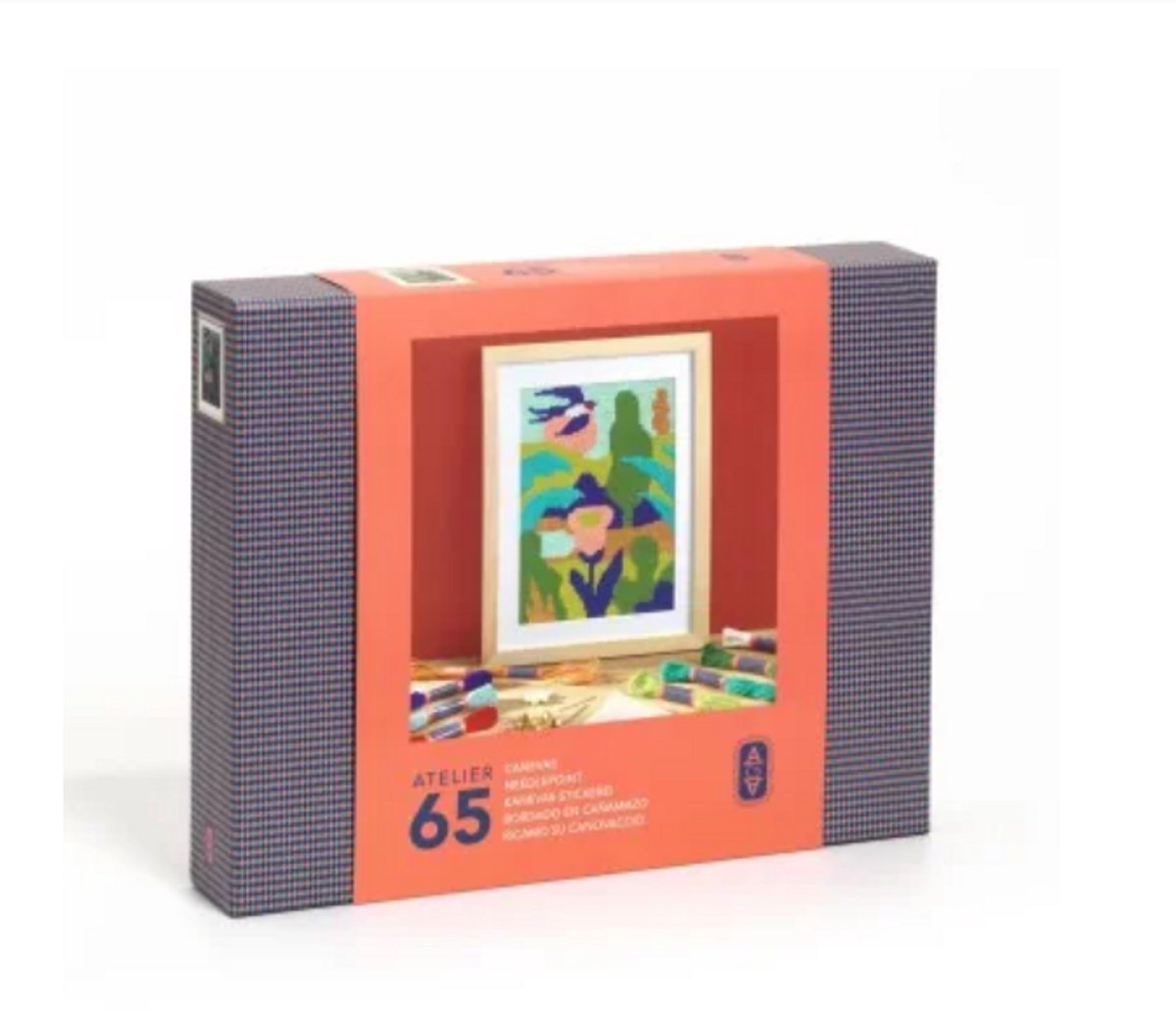 Djeco borduren op stramien atelier 65