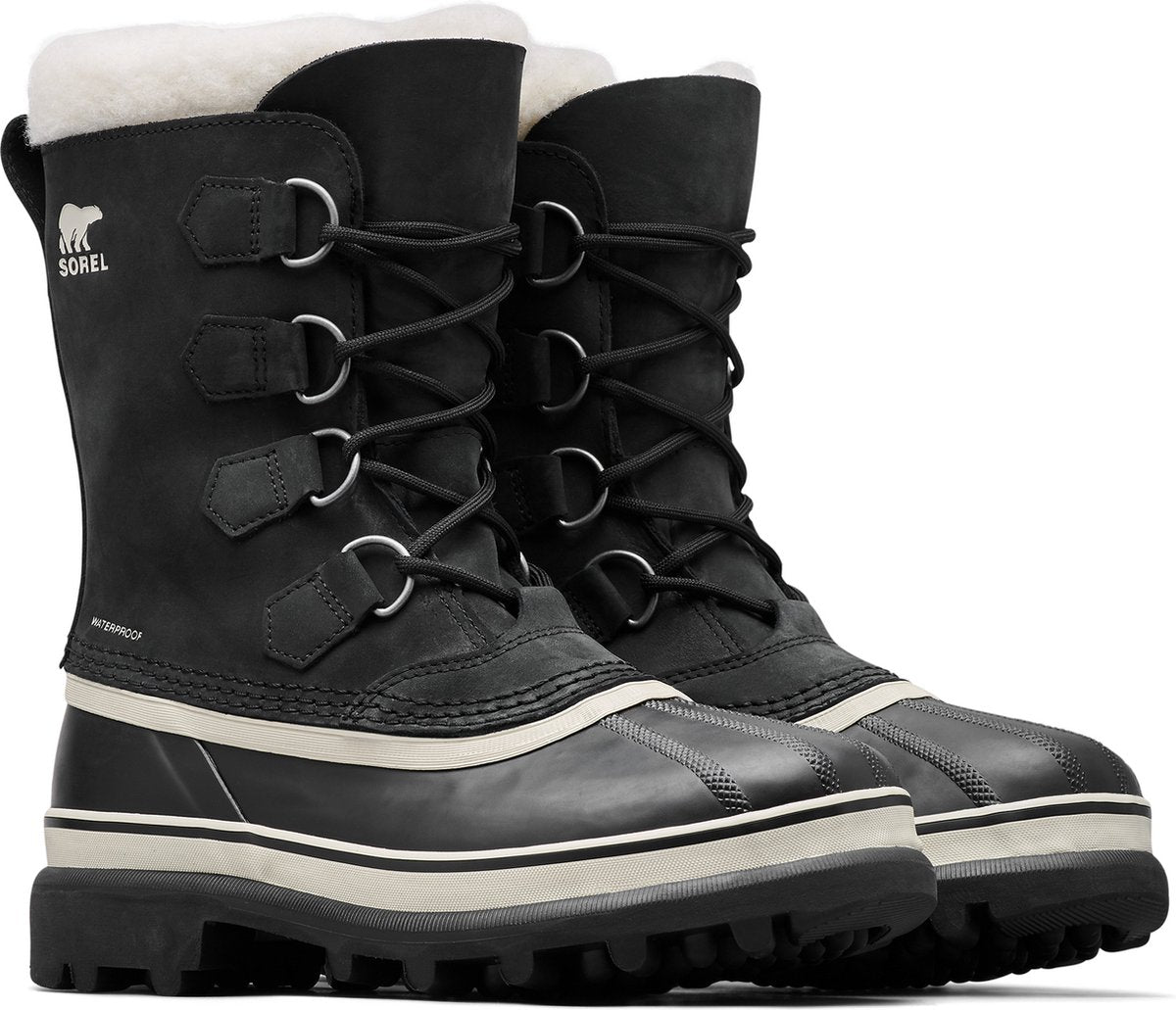 Sorel Caribou™ wp Damen-Schneestiefel – Schwarz, Stein – Größe 37,5