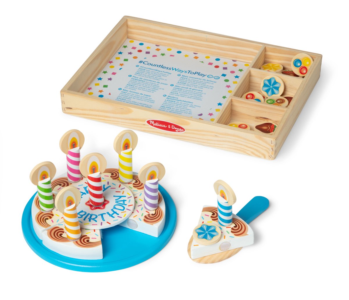 Melissa Doug Geburtstagstorte aus Holz