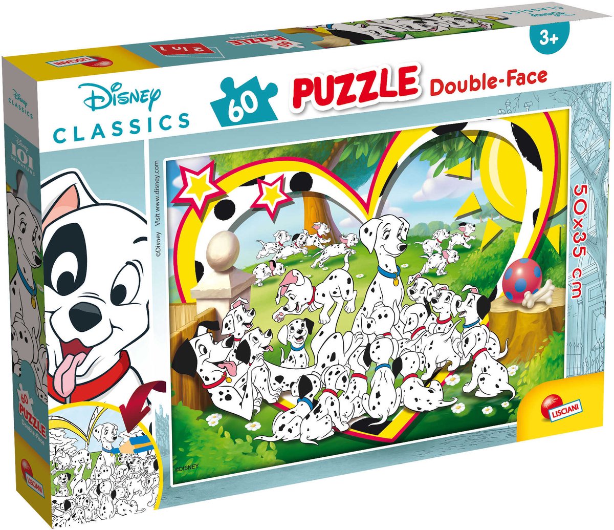 Lisciani Disney Puzzle DF Plus 60 101 Dalmatiner