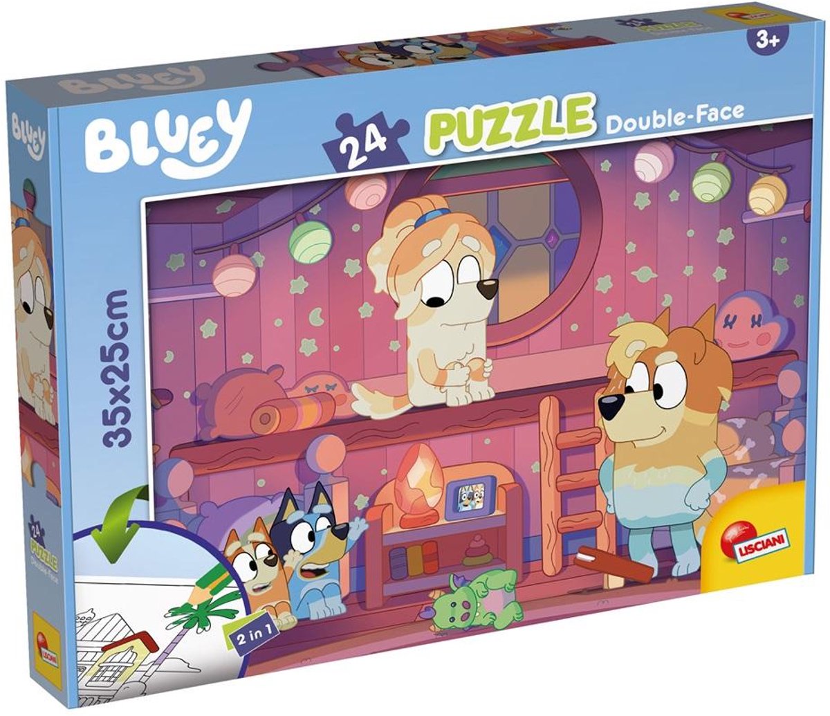 Lisciani Bluey Puzzle df M-Plus 24 Story Time