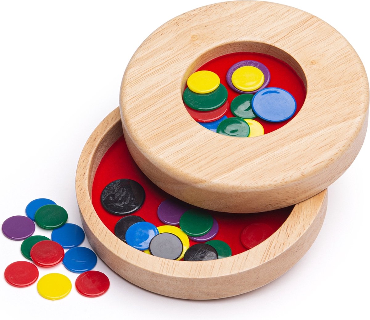 Bigjigs Tiddly Winkt Flohspiel aus Holz