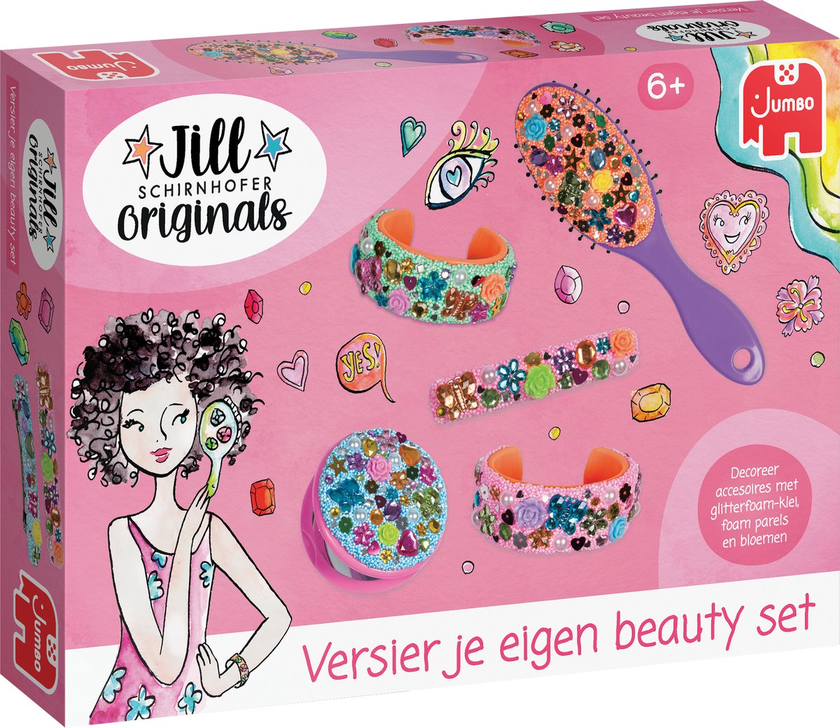 Jumbo Jill mit Foam Clay verzieren