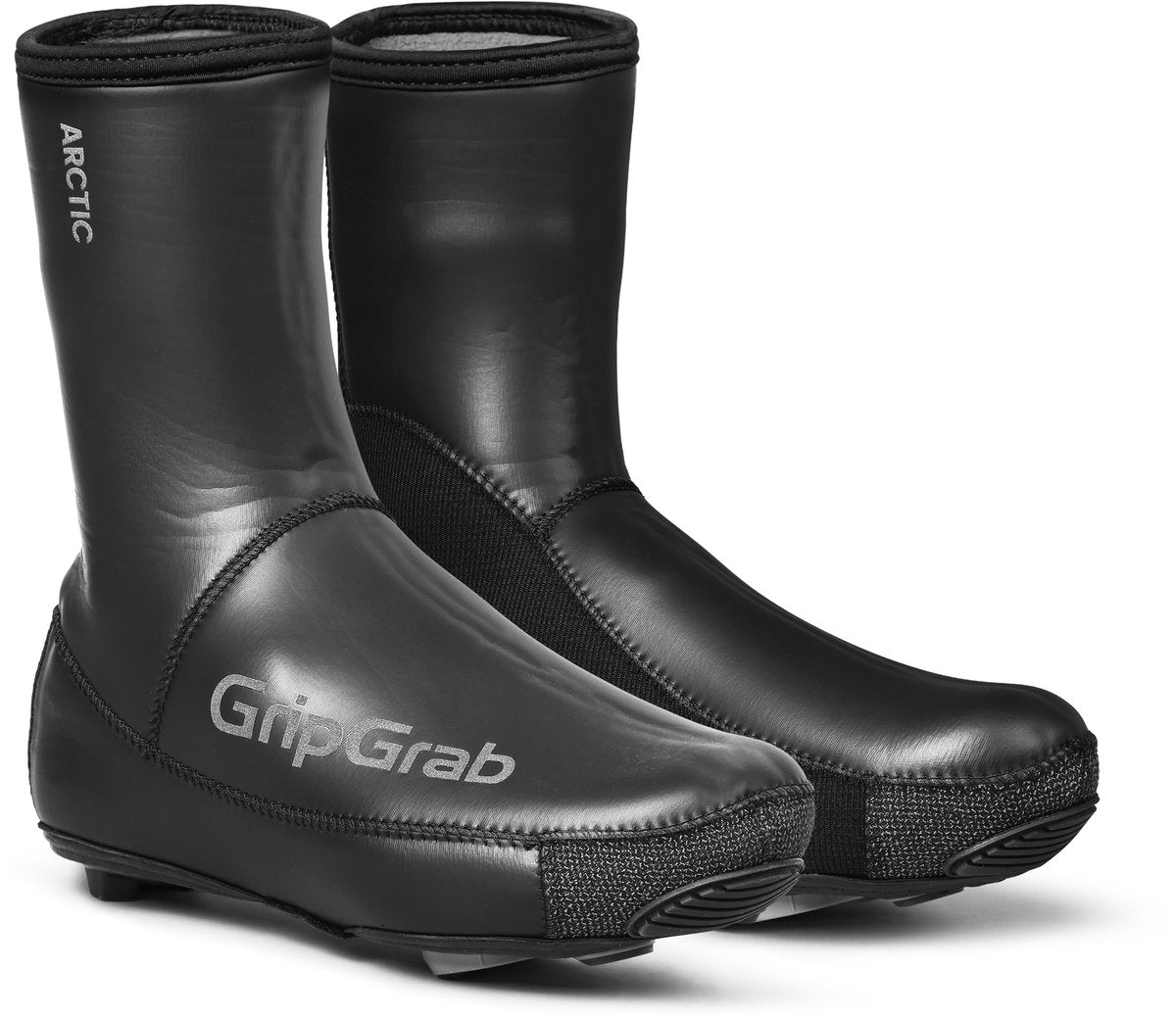 Gripgrab - Arctic 2 Waterproof Severe Winter Neopren-Radüberschuhe wasserdicht mit Fleecefutter - Schwarz - Unisex - Größe M (40 41)