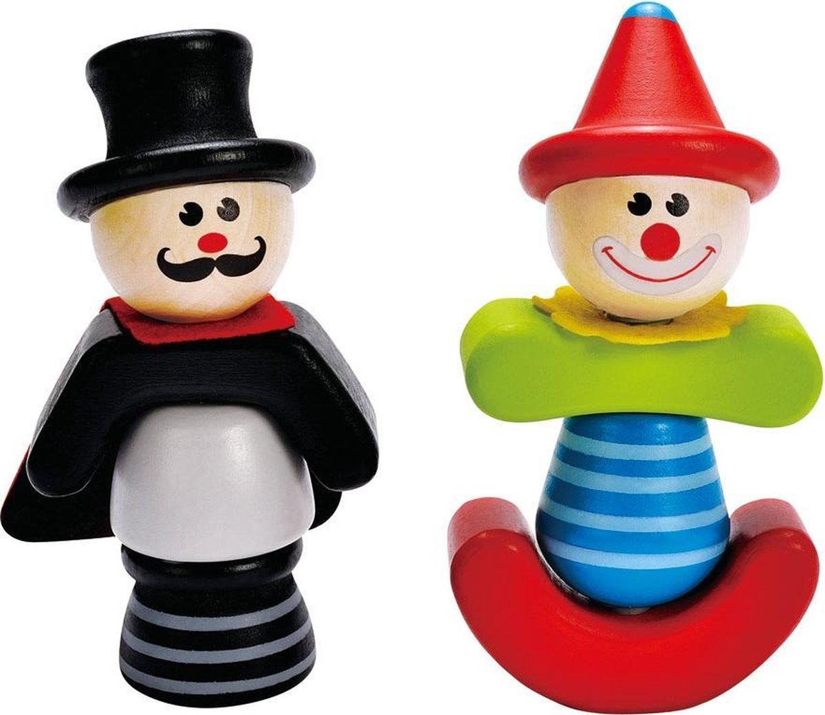 Hape Holzstapelfiguren Zirkus 10-teilig
