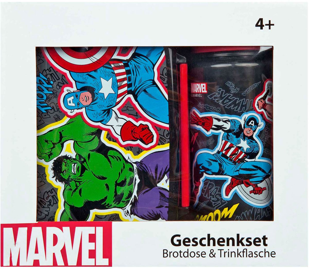 Undercover Lunchbox- und Trinkbecher-Set Marvel Avengers