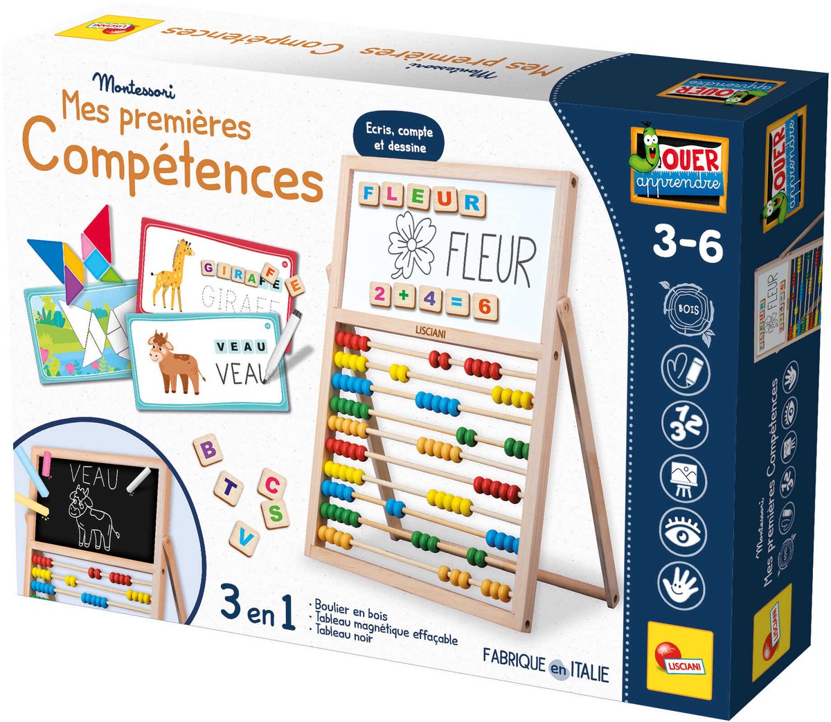 Lisciani montessori le mie prime compenze abaco ed. französisch