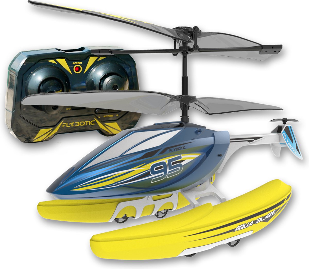 Silverlit Aqua Blaze 3-in-1 RC-Helikopter – inklusive Akku – wasserabweisend