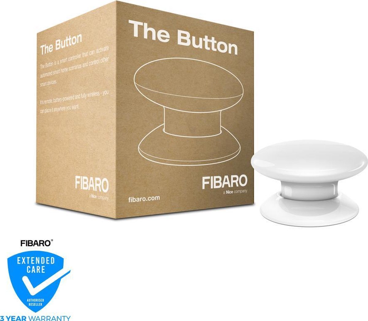 Fibaro der Knopf – Szenenschalter – weiß – Z-Welle