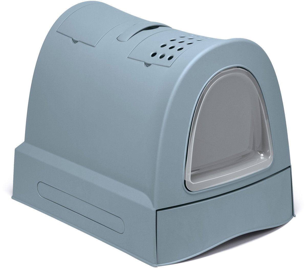Imac Katzentoilette Zuma 2nd Life mit Schiebeschublade Avioblau