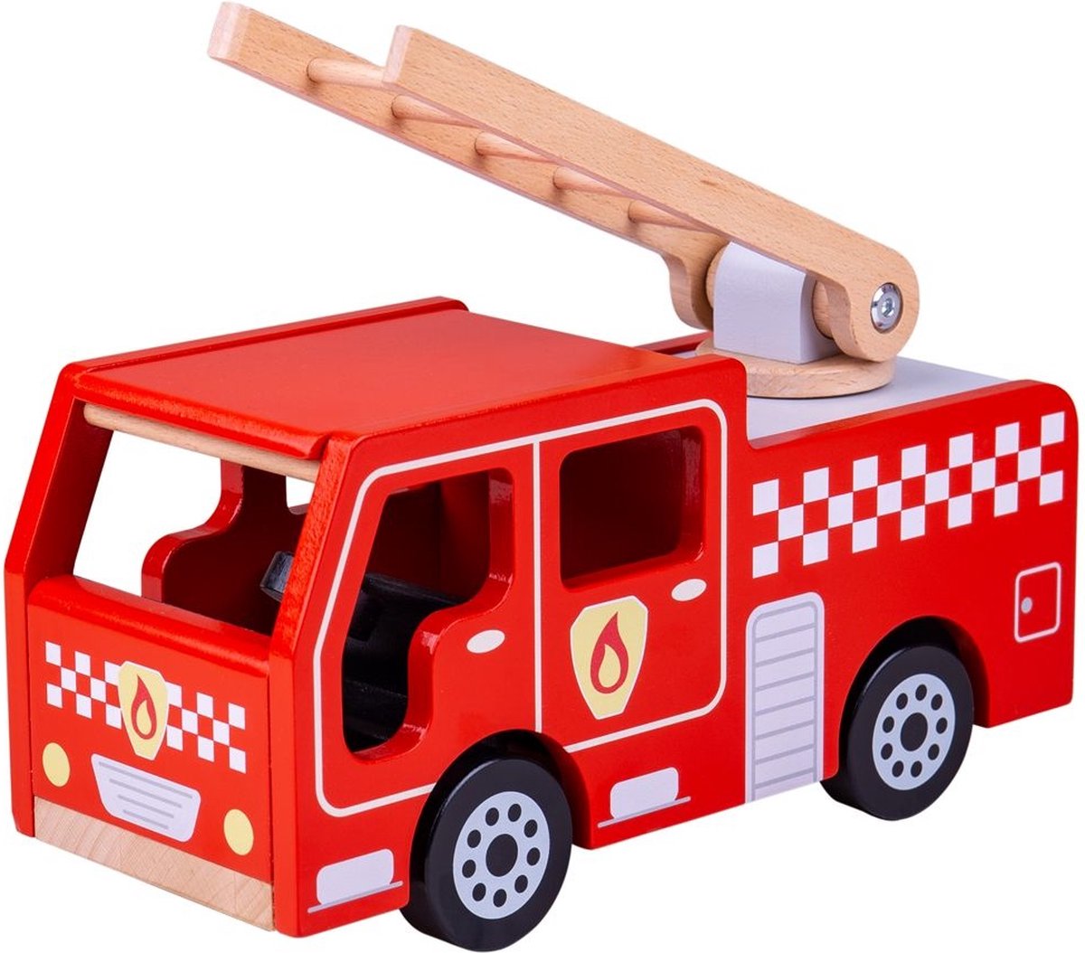 Bigjigs Feuerwehrauto aus Holz