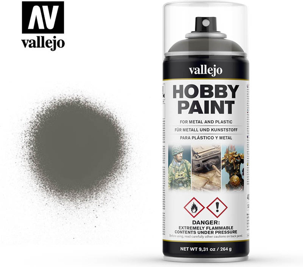 Vallejo val28006 deutsche feldgraue Grundierung – Sprühfarbe 400 ml