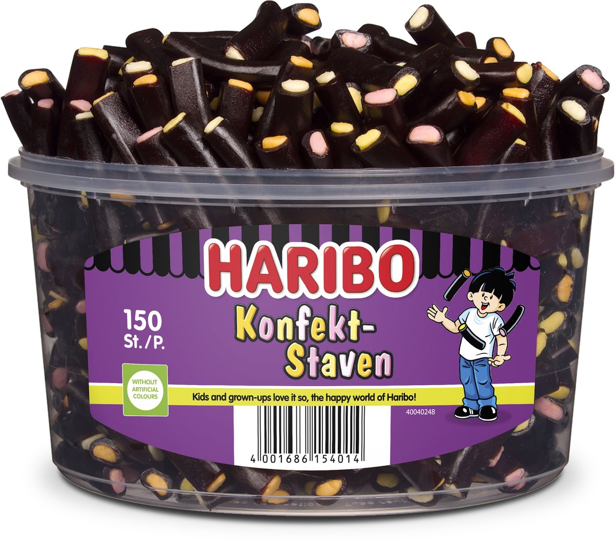 Haribo Lakritz-Konfektriegel (150 Stück)