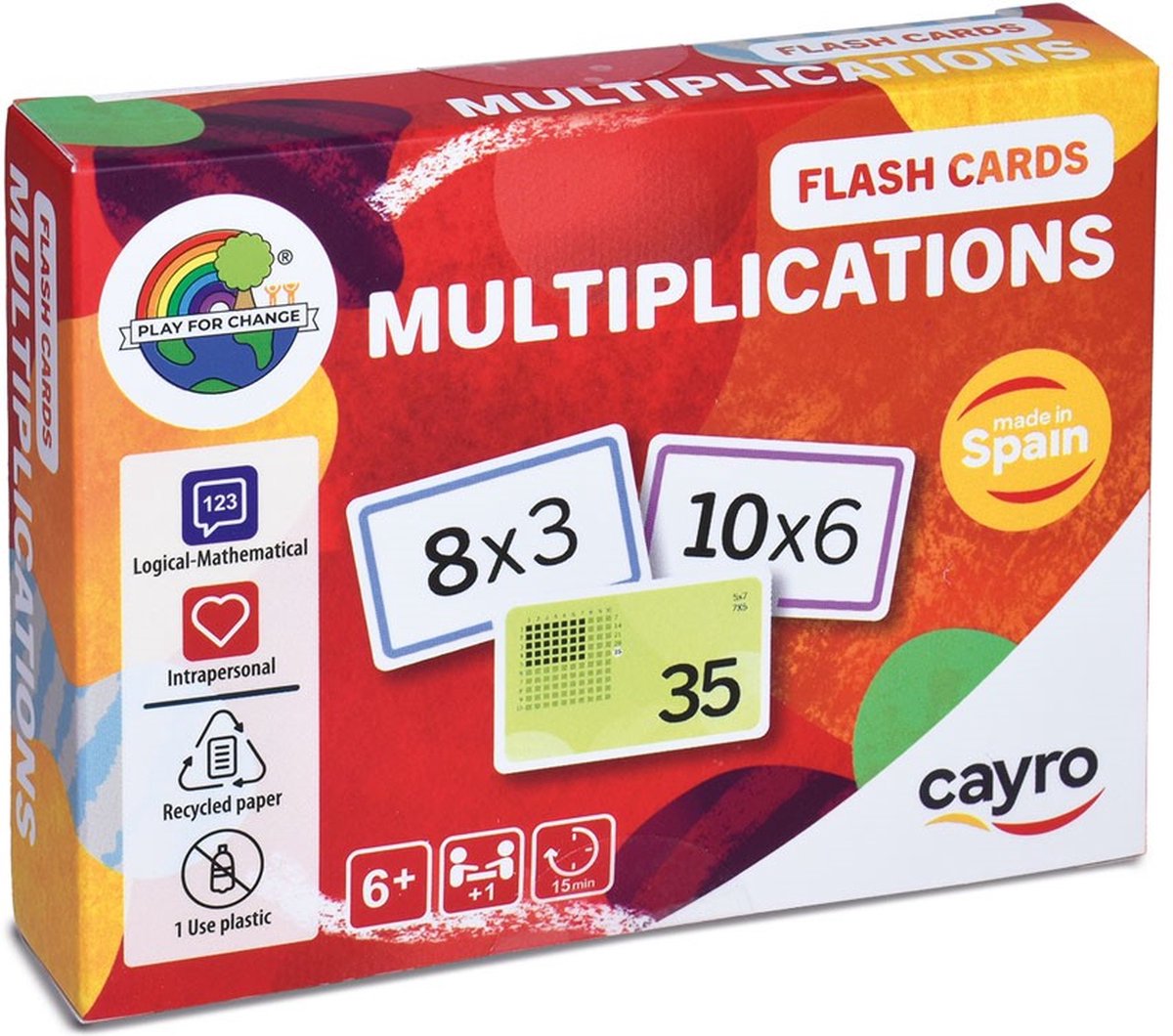 Geronimo games cayro flash cards leer vermenigvuldigen