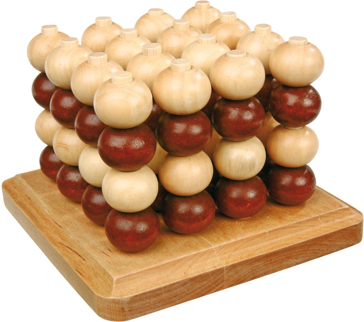 Kleiner Fuß foor n einer Reihe 3D -Holzstrategiespiel