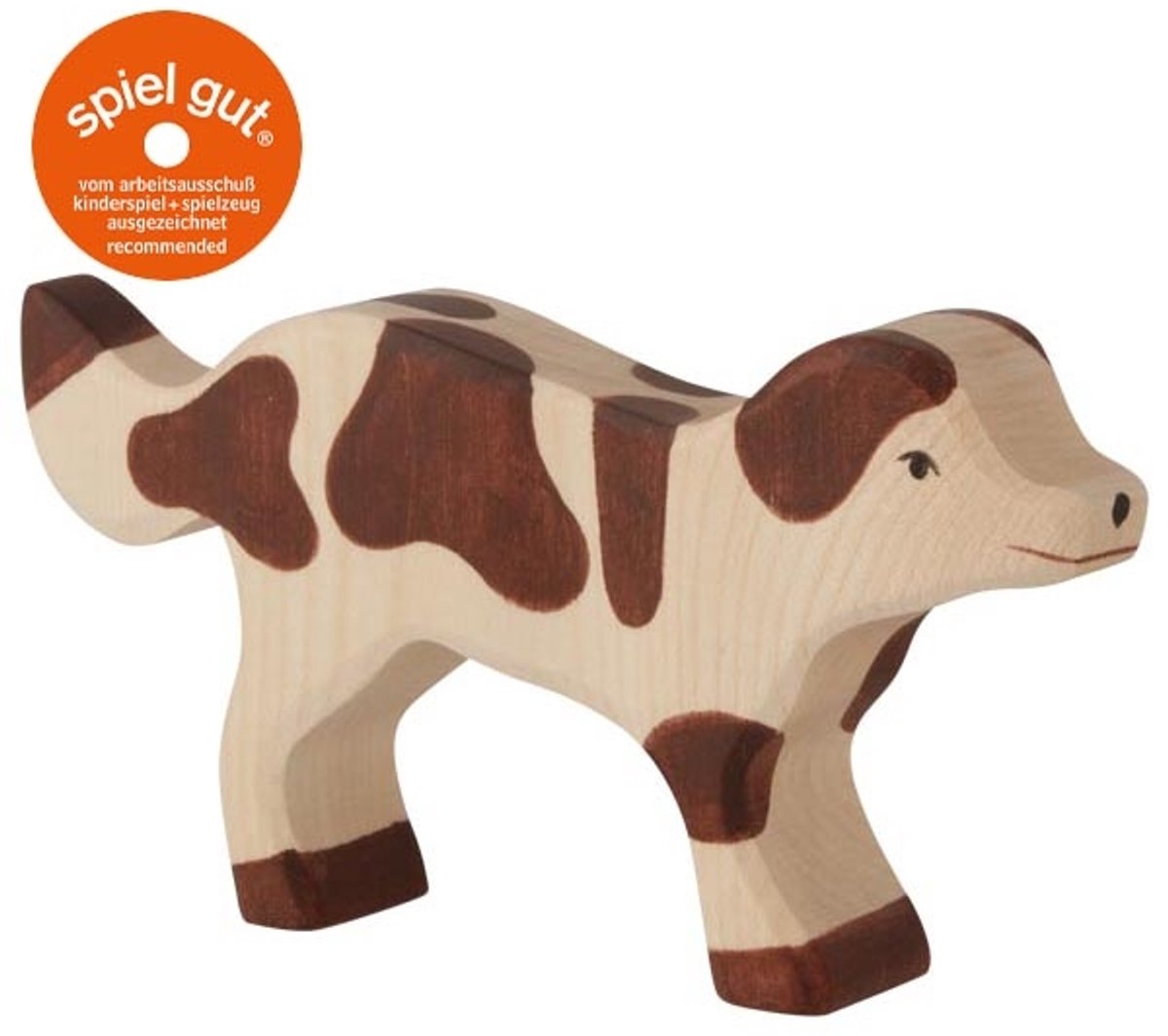 Holztiger Bauernhof - Bauernhofhund - 14x2x8cm - Holzfigur - handgefertigt