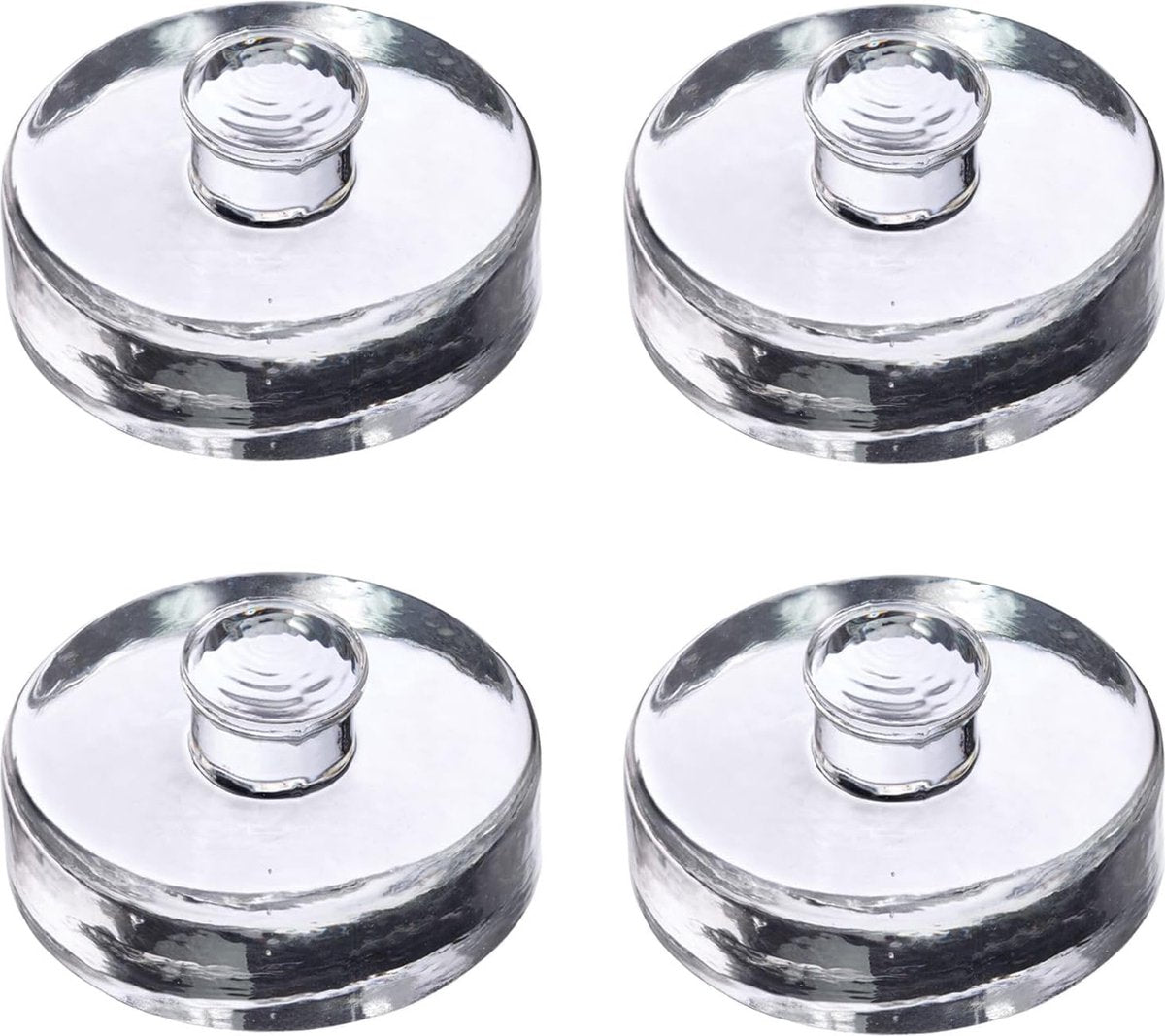 Westmark Gewichte für die Gärung – Set mit 4 Glasgewichten für die Gärung, Zubehör für die Gärung – Glas, ø 7 cm