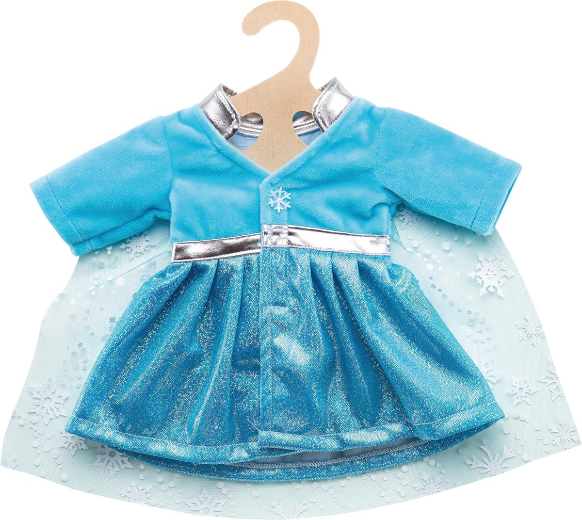 Heless Eisprinzessin Puppenkleid mit Umhang, 35-45 cm