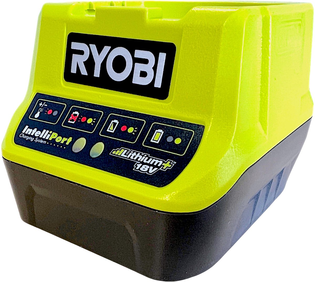 Ryobi One+-Serie – kompaktes Batterieladegerät – 18 V – 2,0 A – LED-Anzeigen