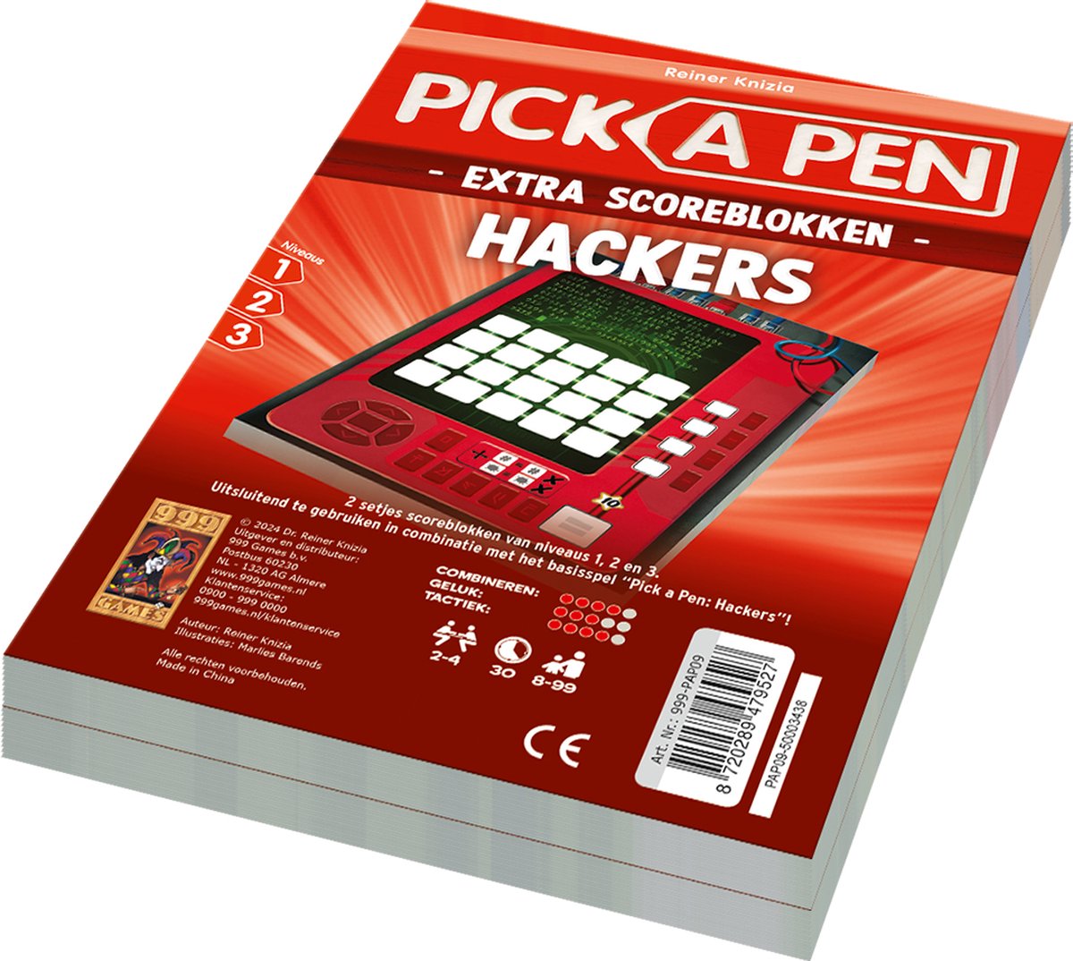 999Games 999 Games Pick a Pen Hackers Punkteblöcke, 2 Stk.
