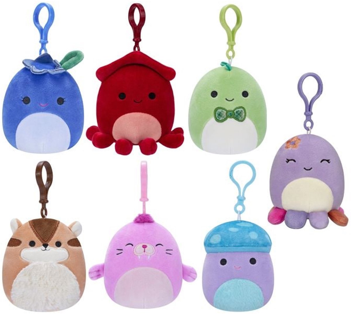Squishmallows Clip-on-Plüsch 9 cm sortiert