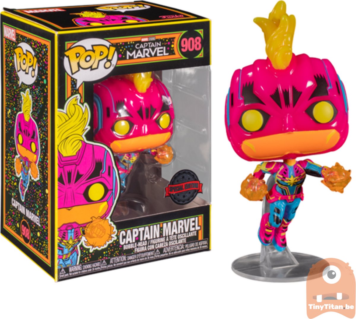 Funko-Pop! Captain Marvel – Captain Marvel #908 exklusiv