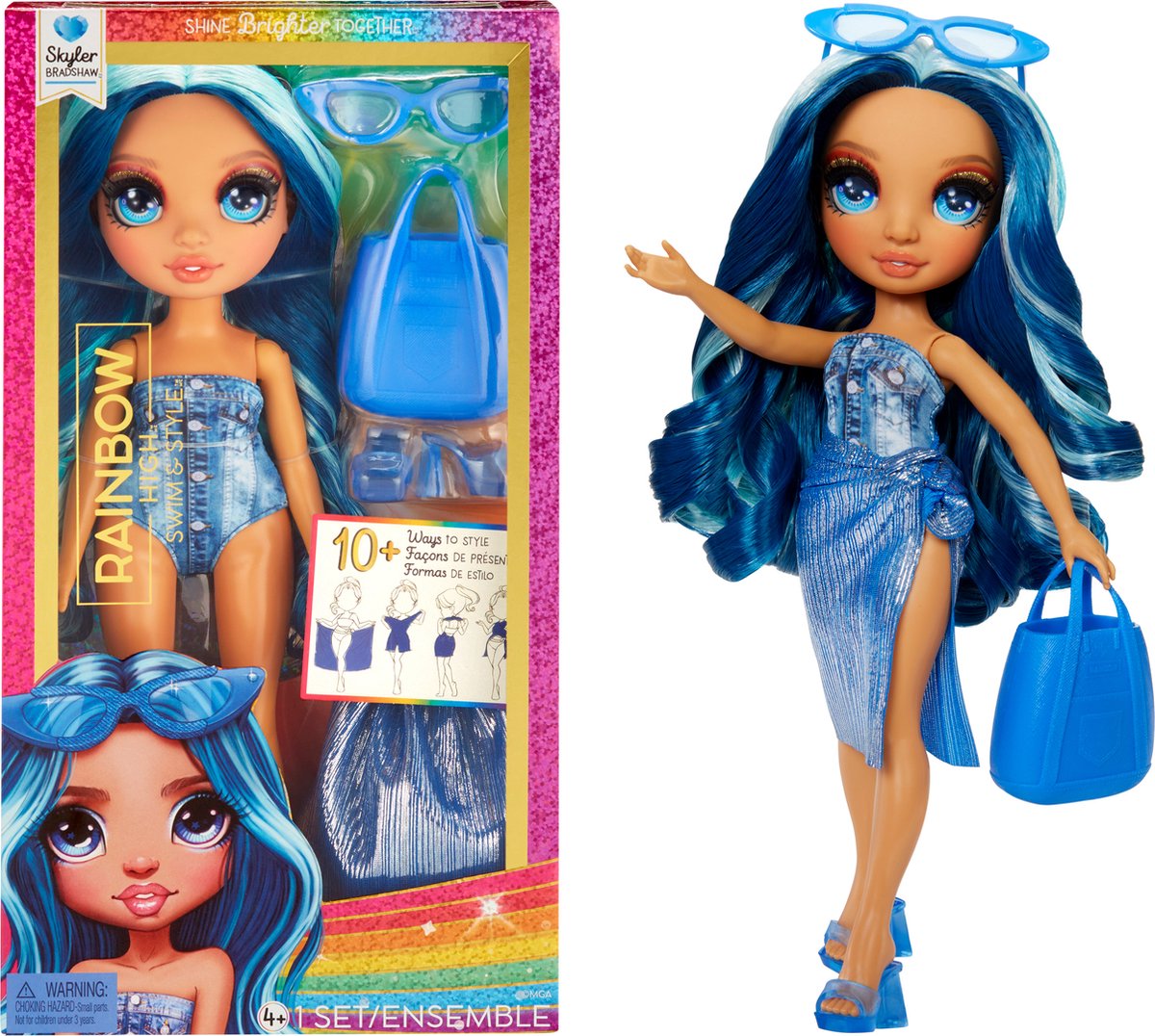 MGA Entertainment Rainbow High Swim Style Pop - Skyler