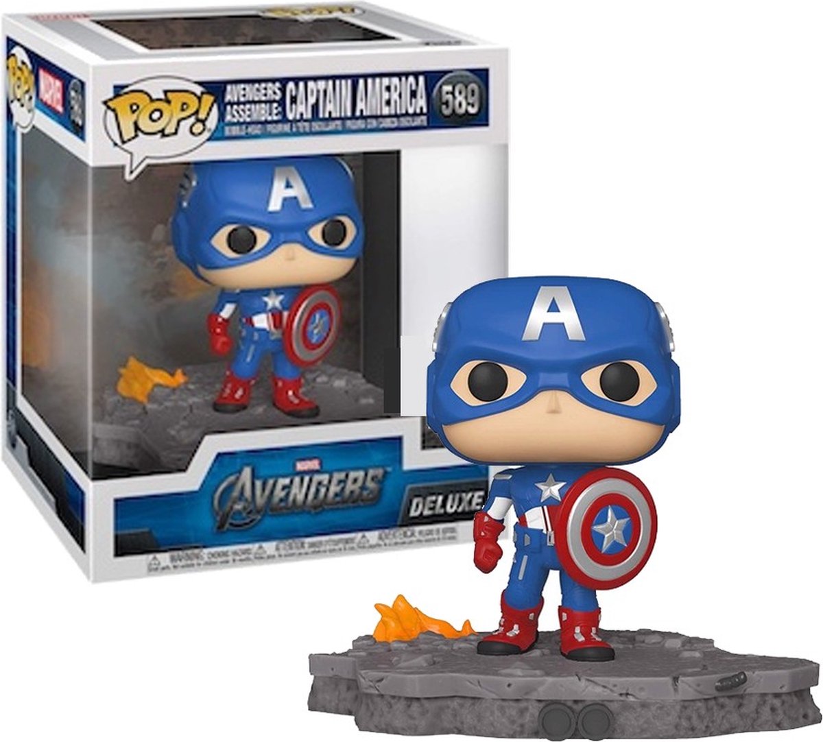 Funko-Pop! - Captain America - Avengers Assembly - Deluxe-Sonderausgabe - #589
