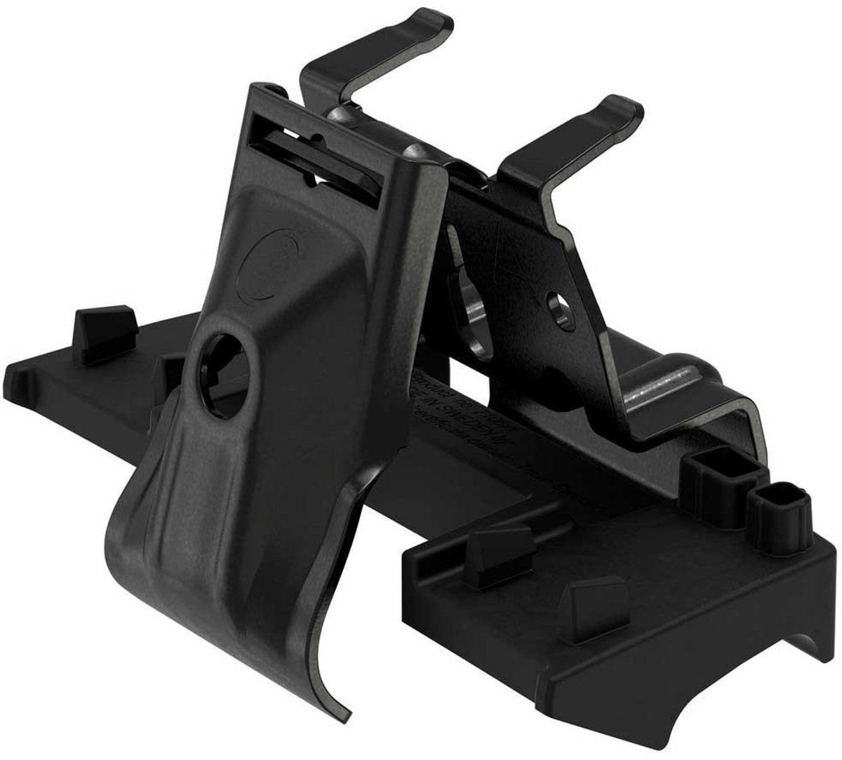 Thule Kit 186096 Flush Rail 4er-Pack Montageset für Dachträgersystem schwarz