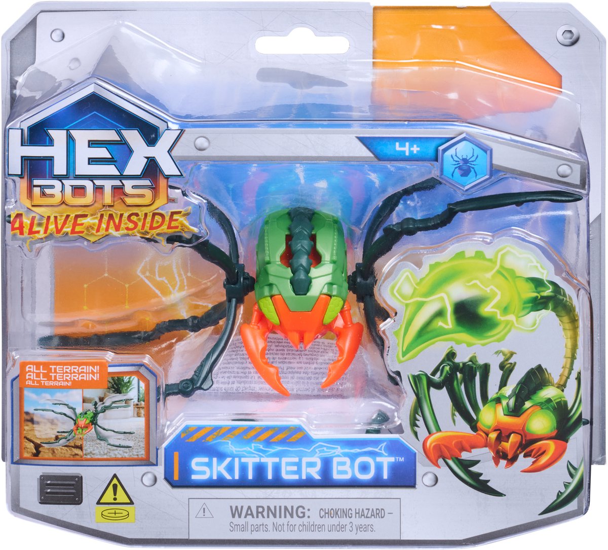 Hex bots - skitter bot robotisch kinderspeelgoed met insectachtige beweging voor binnen buiten spelen robotspeelgoed voor jongens en meisjes