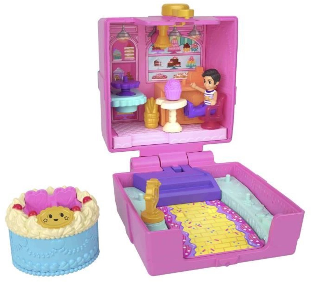 Mattel Polly Pocket Surprise Box Spielzeugfigur mehrfarbig.