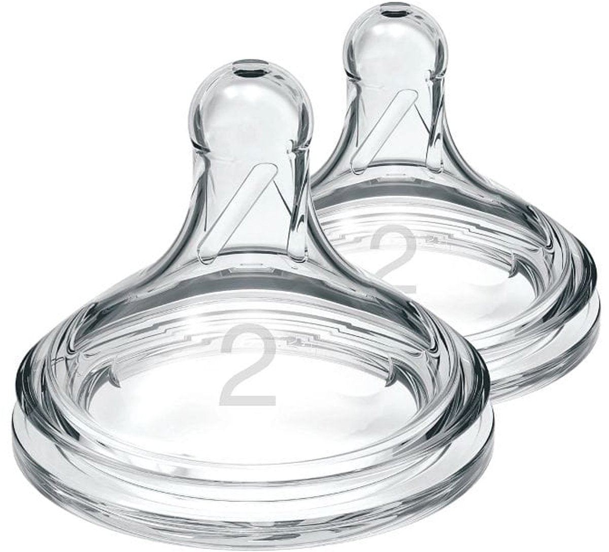 Dr. Brown's Options+ Flaschensauger – Phase 2 – Weithalsflasche – 2 Stück