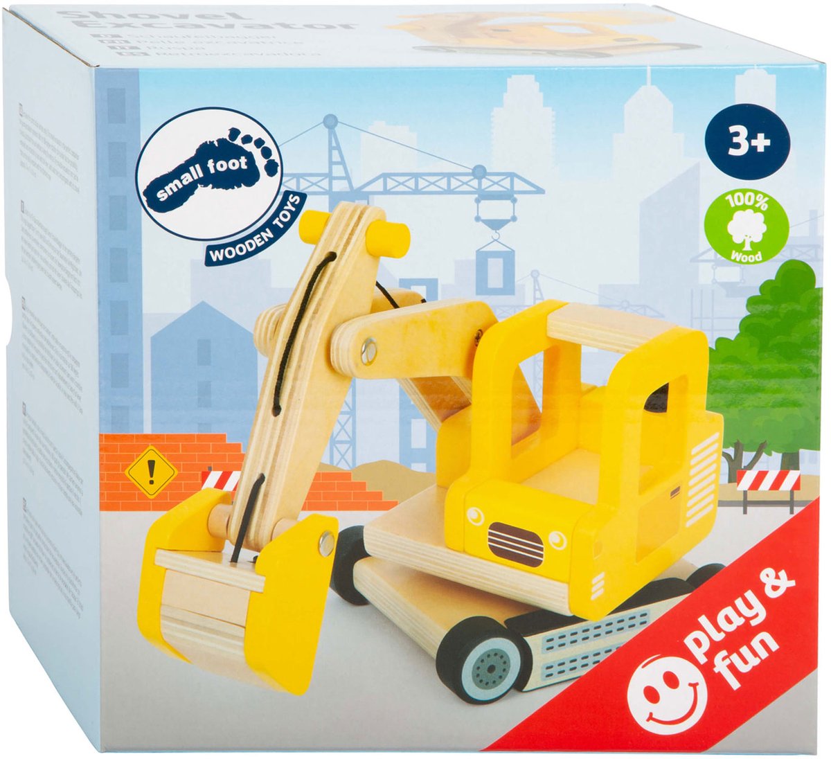 Small Foot - Holzbagger gelb
