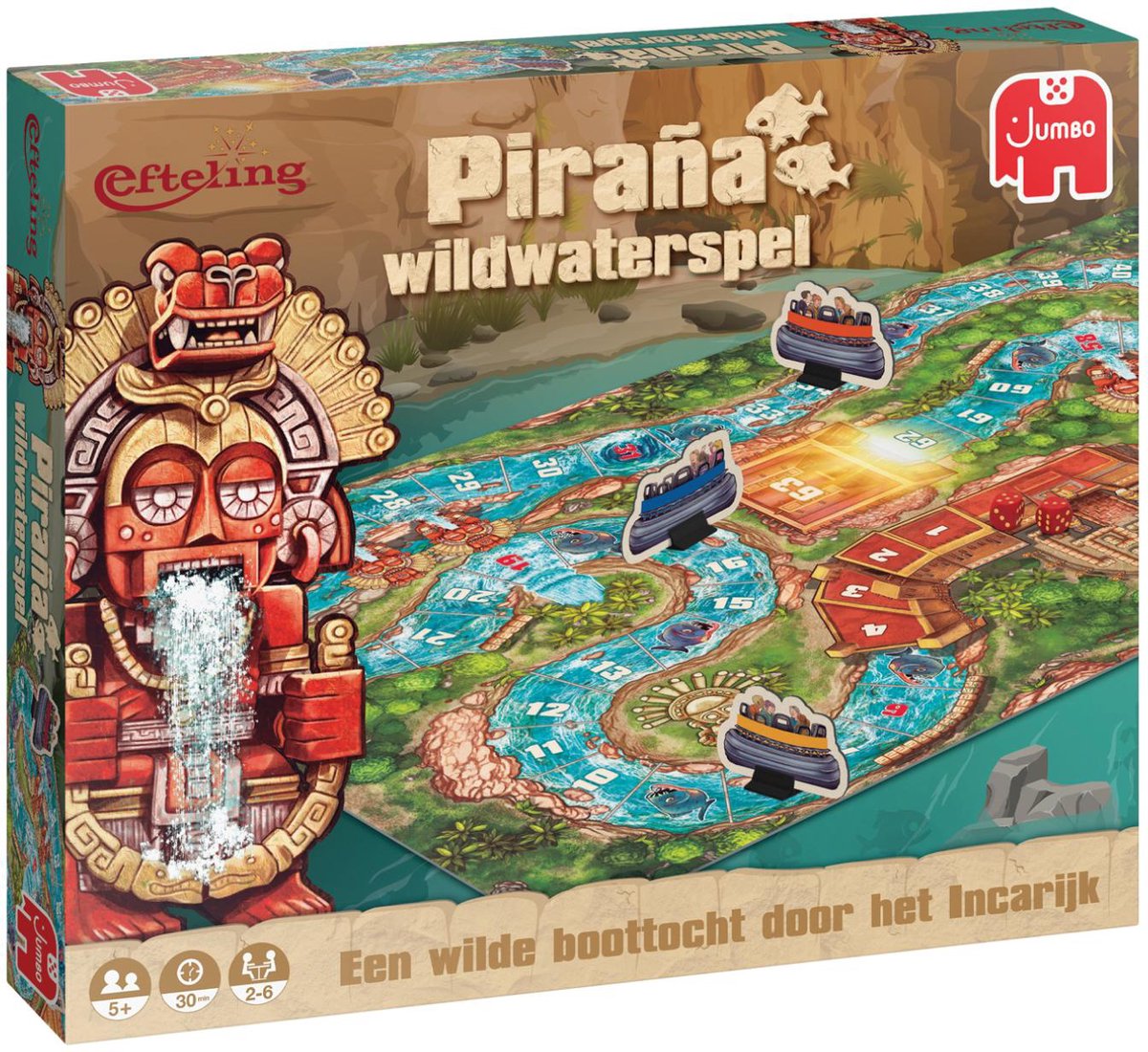 Jumbo Efteling Piraña Wildwasserspiel