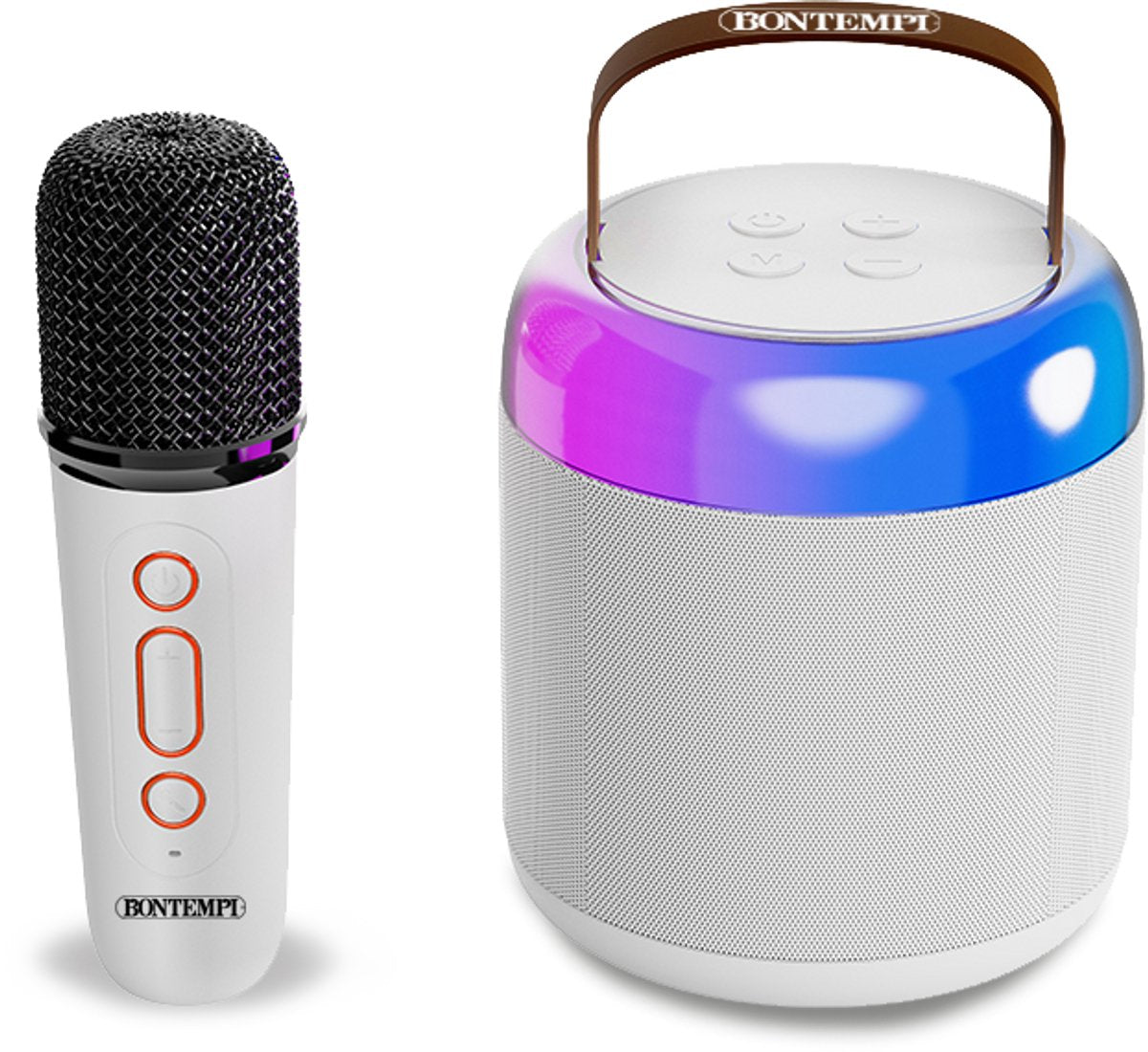 Bontempi spa bontempi - mini draadloze speaker - incl draadloze microfoon - lichteffecten
