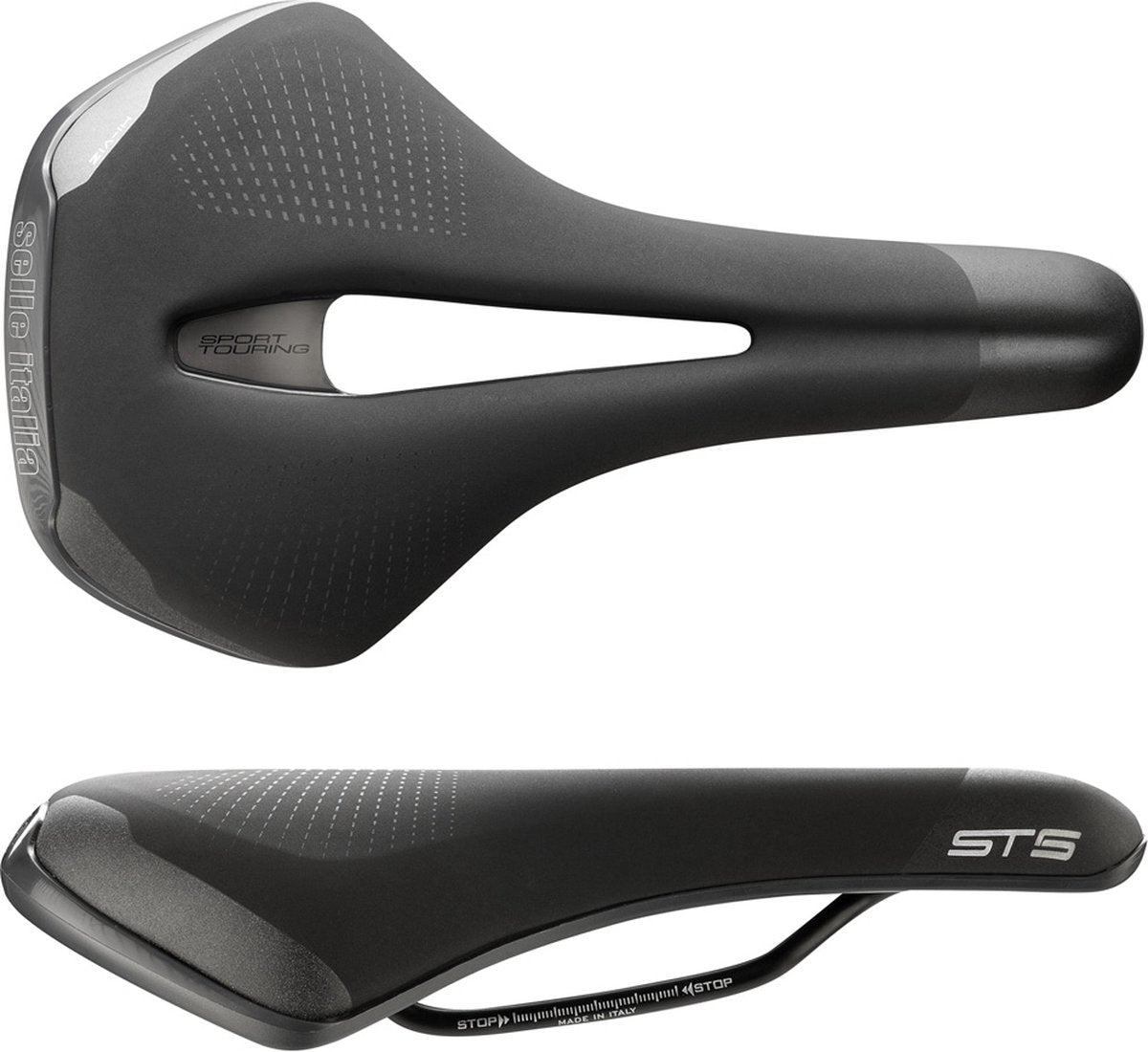 Selle italia zadel st5 flow carbon zwart l2