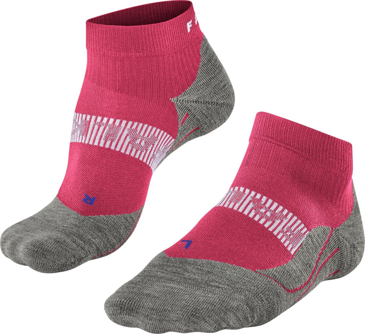 Falke ru4 cool short anti-blaar functioneel materiaal hardloopsokken dames rood - maat 41-42