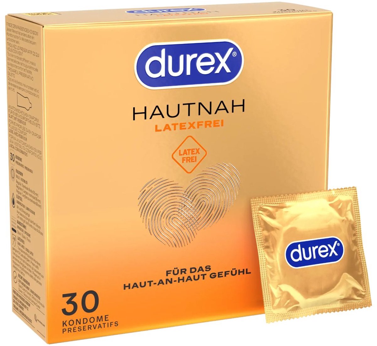 Durex - Thin Feel No Latex Kondome XL - 30 Stück