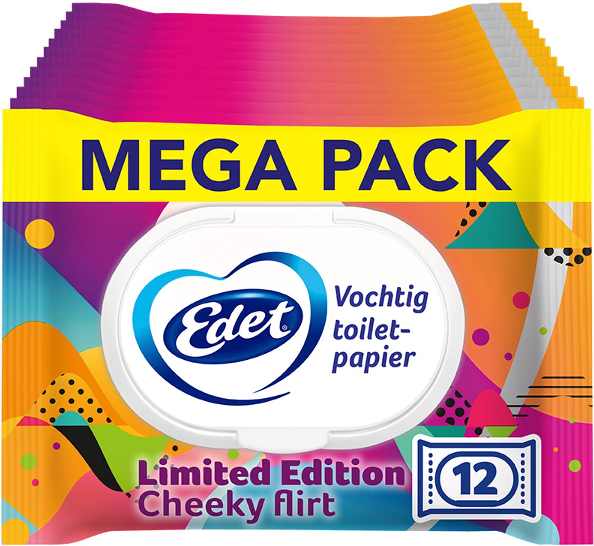 Edet feuchtes Toilettenpapier in limitierter Auflage – 12 x 42 = 504 Blatt