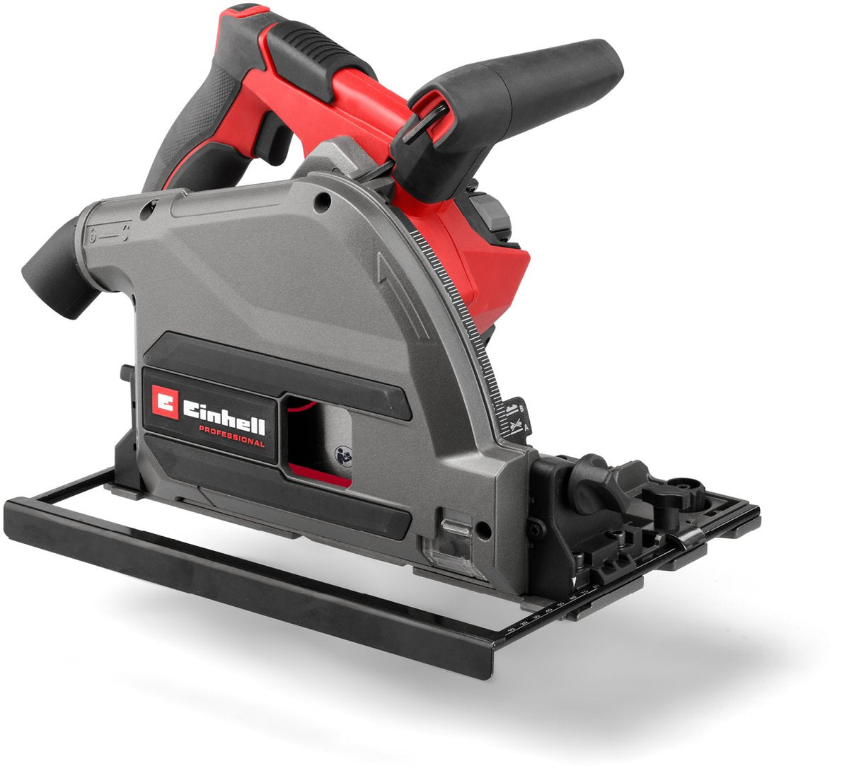 Einhell professionelle Akku-Tauchsäge TP-PS 18 165 – 1200 W – 5.200 t min – ø165 – max. Schnitttiefe bei 90° 45°: 56 42 mm - inkl. 1x Sägeblatt (ø165x20 mm 56 Zähne)