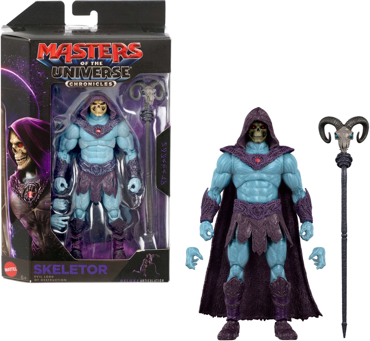 Masters of the Universe 2026 Film Chroniken Actionfigur Skelett-Actionfigur – sehr beweglich – Maßstab 1:12