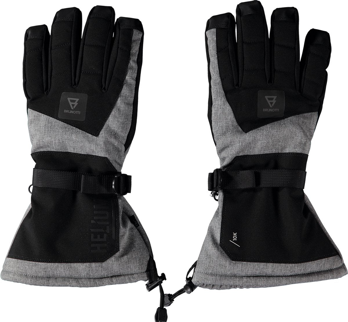 Brunotti - helium men snow gloves | dark grey melee - s