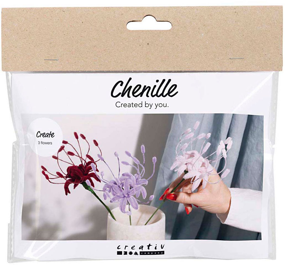 Kreativunternehmen https: www.cchobby.nl mini-hobbyset-flowers-from-chenille-wire-lily-light-pink-light-purple-dark-red-1-box