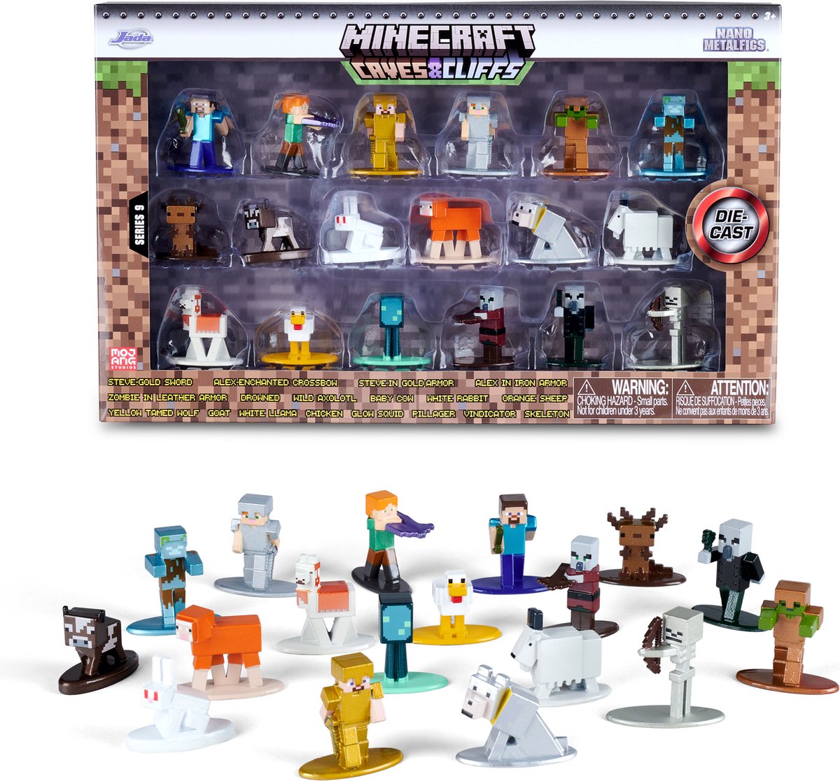 Jada Toys Marvel Nano-Figuren im Multipack, Welle 9