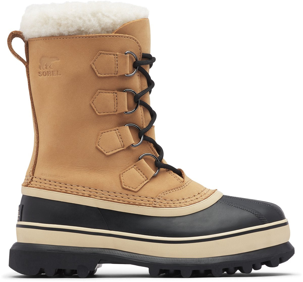 Sorel Caribou™ wp Damen-Schneestiefel – Buff – Größe 40,5