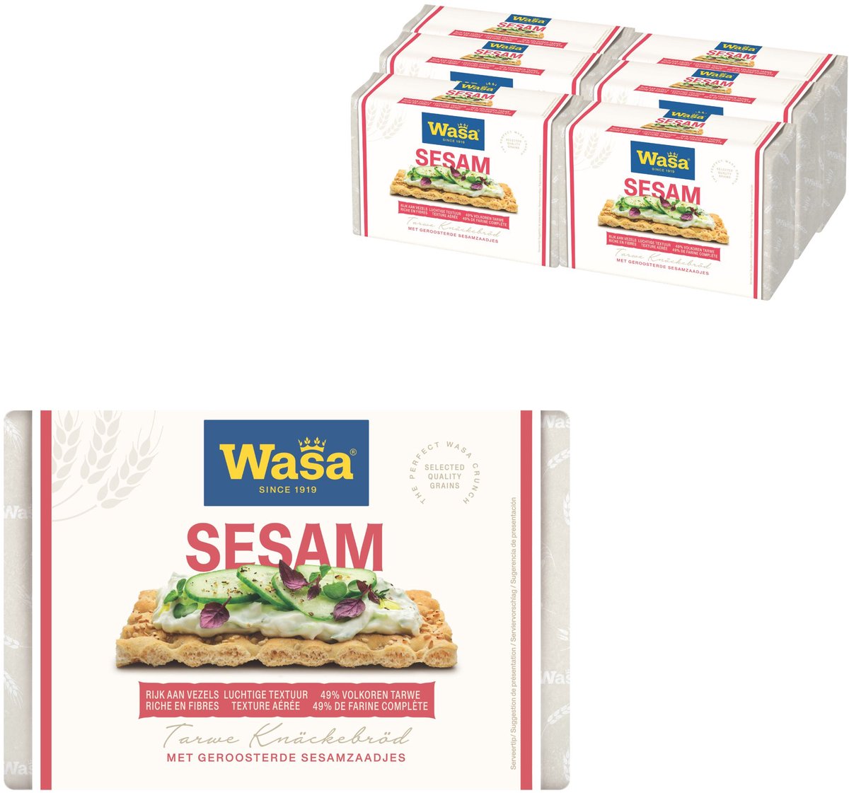 Wasa-Sesam-Knäckebrot – 6 x 250 g