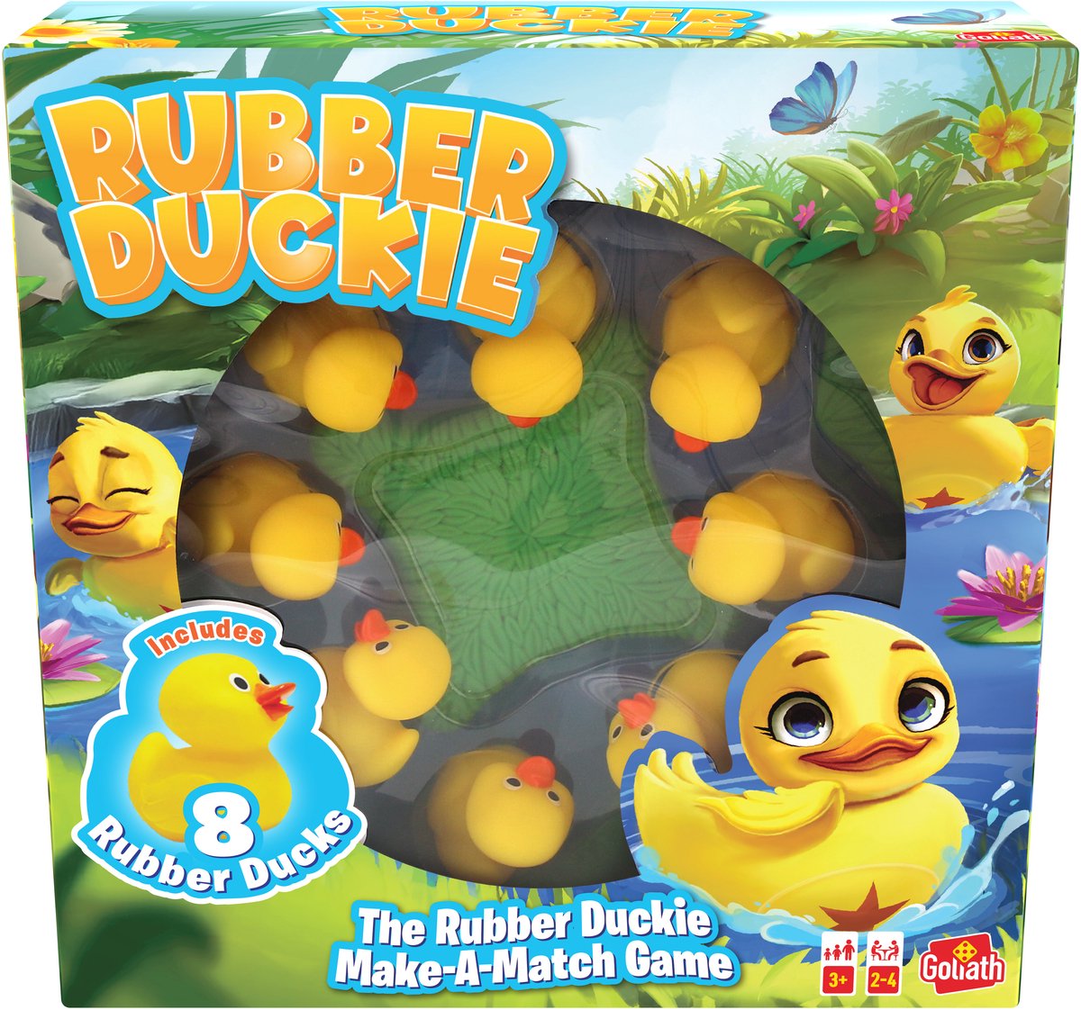 Goliath rubber duckie - geheugenspel - kinderspel - interactief - 2-4 spelers - vanaf 3 jaar