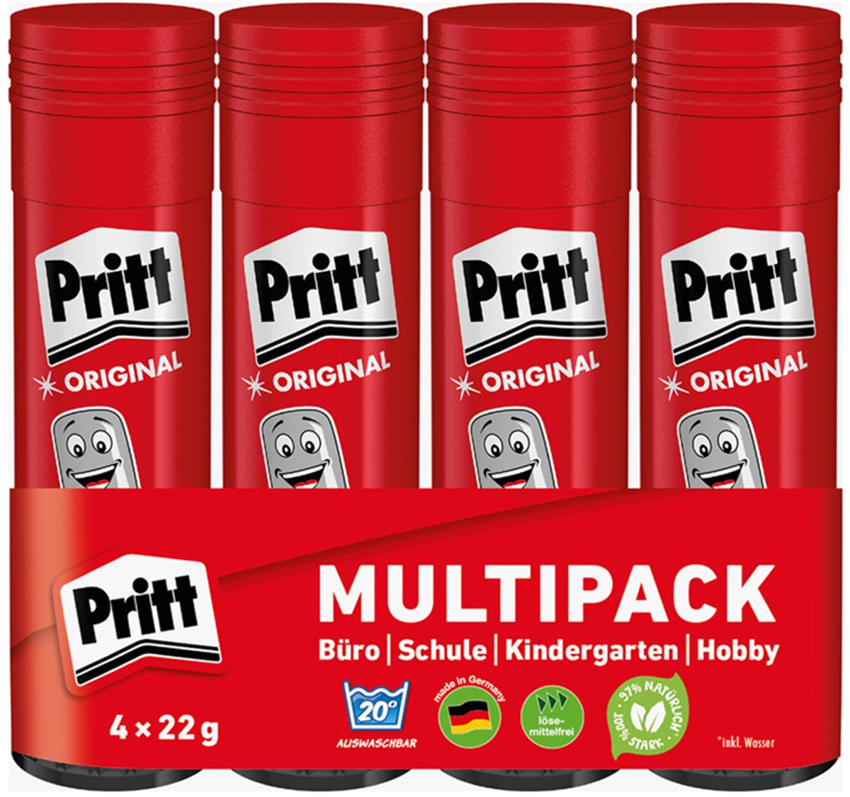 Pritt Klebestift 22 g pk6mp 4 Stück(e)