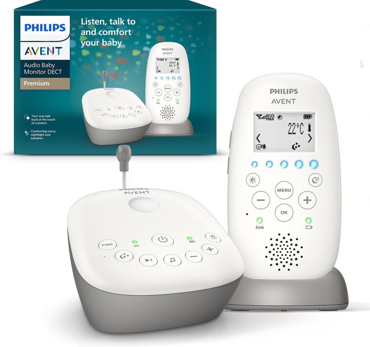 Philips Avent – Dect-Babyphone – Audio-Babyphone – scd733 26