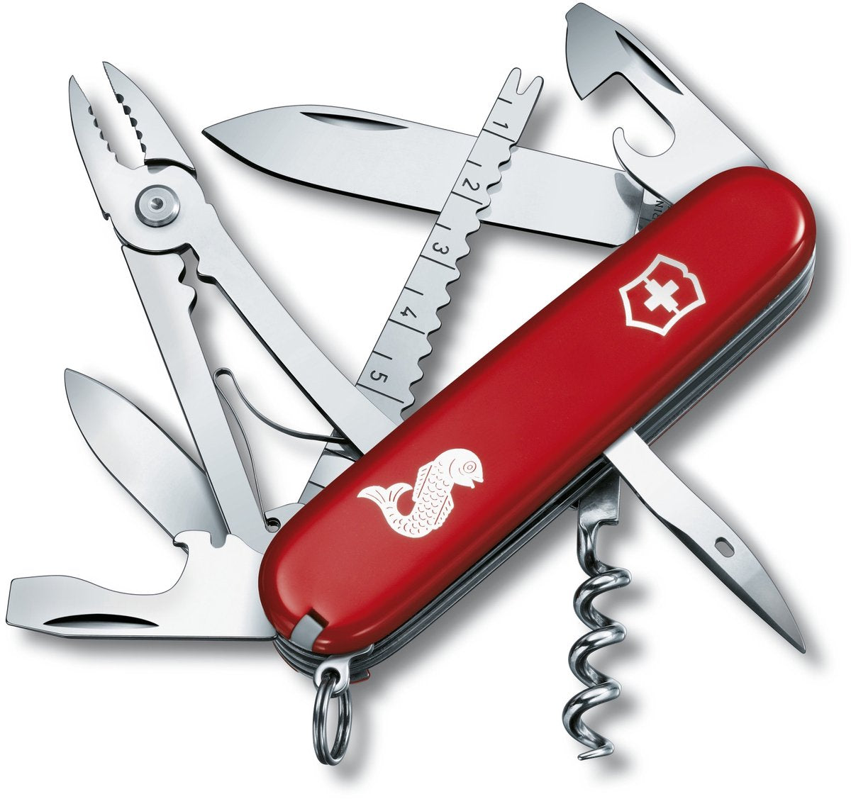 Victorinox Angler - Taschenmesser - 18 Funktionen - Rot